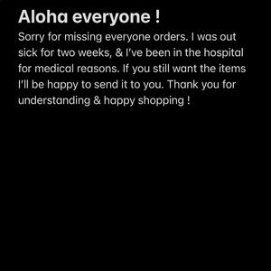 Message to all my shoppers!